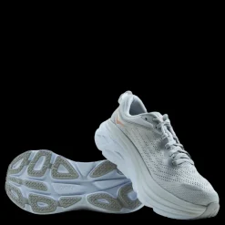 New Hoka W Bondi 8 Harbor Mist / Lunar Rock Grå