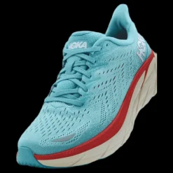 Best Hoka W Clifton 8 Aquarelle / Eggshell Blue Blå