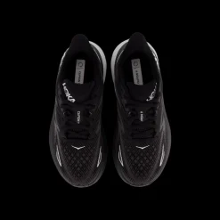 Hoka W Clifton 9 Black / White Svart