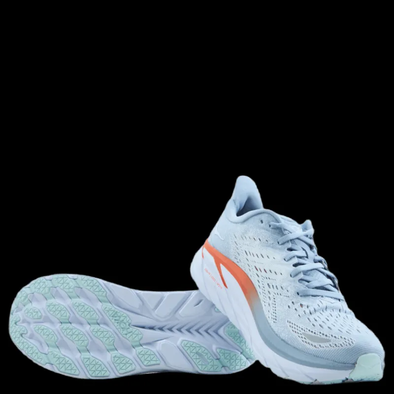 New Hoka W Clifton 8 Blue Fog / Plein Air Blå