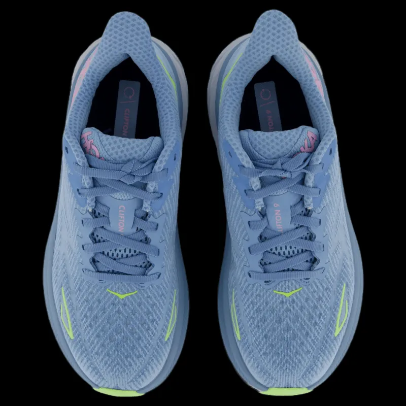Outlet Hoka W Clifton 9 Dusk / Pink Twilight Blå
