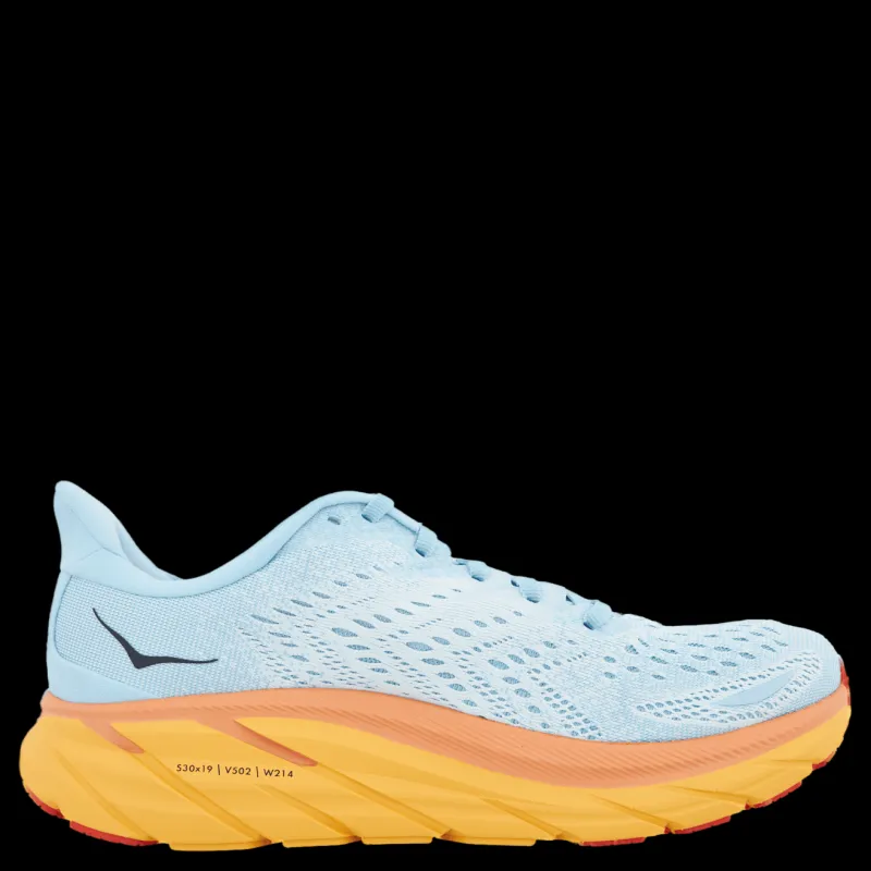 Hoka W Clifton 8 Summer Song / Ice Flow Blå Best
