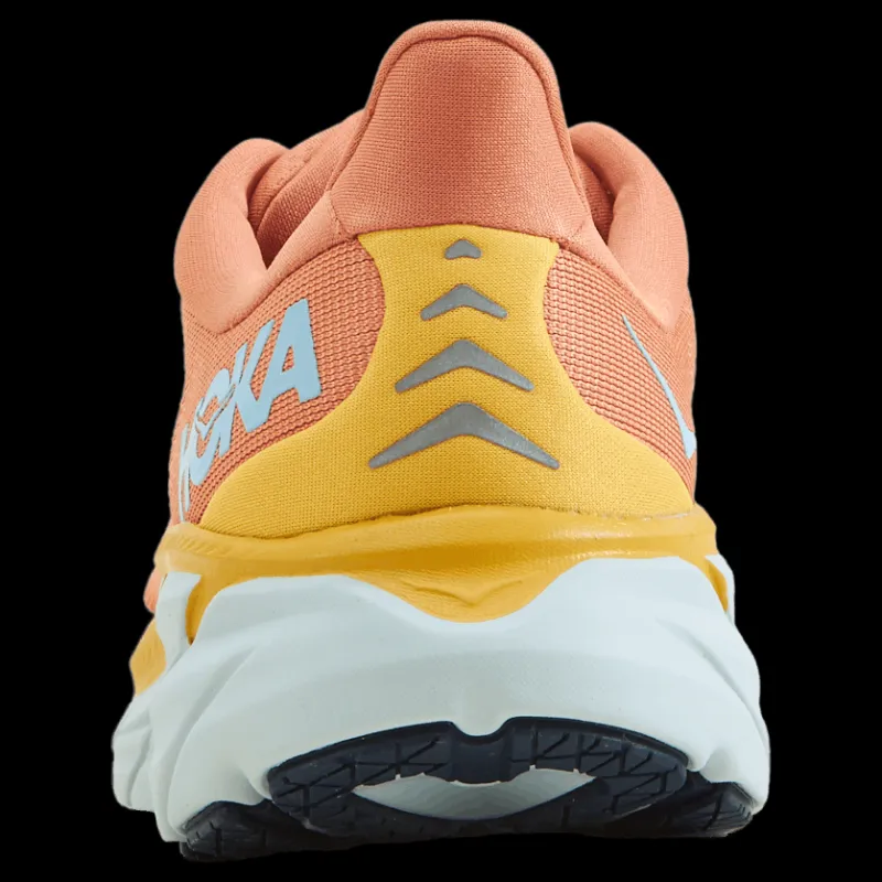 Online Hoka W Clifton 8 Sun Baked / Shell Coral Gul och Rosa