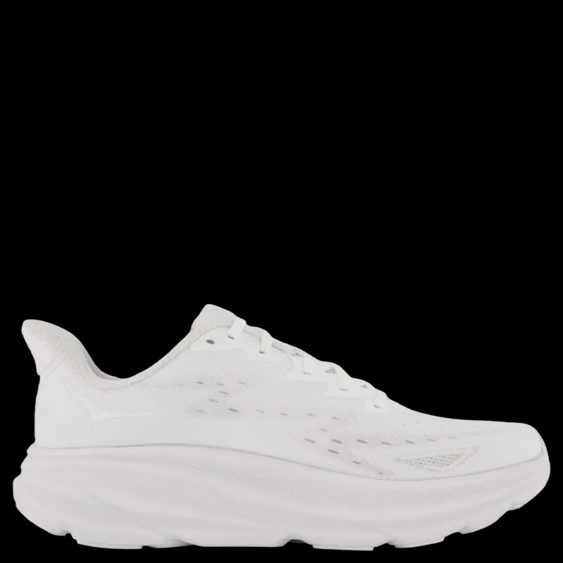 Hoka W Clifton 9 White / White Vit Hot