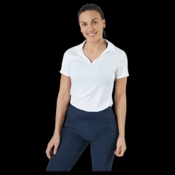 Puma Golf W Cloudspun Coast Polo Bright White Vit Outlet