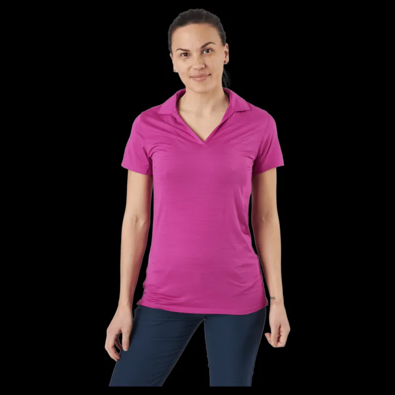 Puma Golf W Cloudspun Coast Polo Festival Fuchsia Heather Rosa Hot