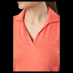 Best Puma Golf W Cloudspun Coast Sl Polo Hot Coral Heather Orange