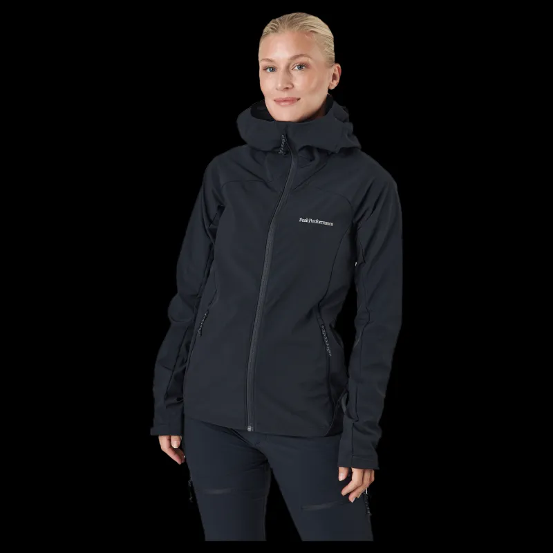 Discount Peak Performance W Explore Hood Jacket Black