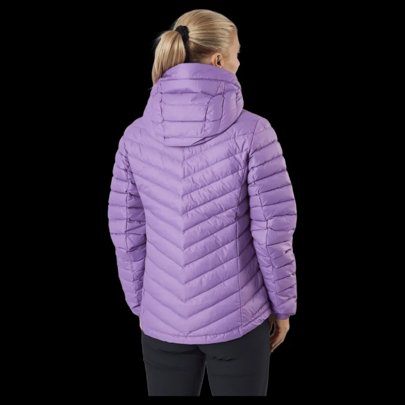 New Peak Performance W Frost Down Hood Jacket Action c Lila