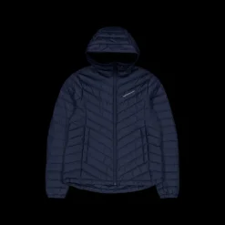 Peak Performance W Frost Down Hood Jacket Blue Shadow Online