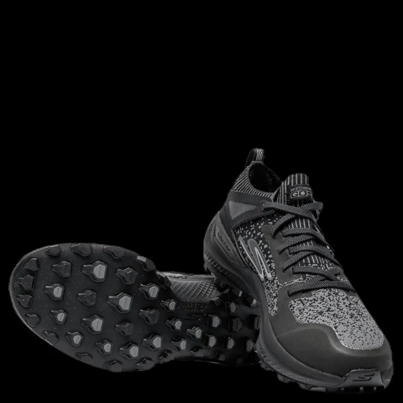 Skechers W Go Run Max Trail 5 Ultra Black/Grey Svart och Grå Hot