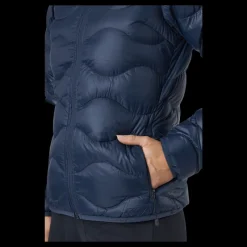 Peak Performance W Helium Down Hood Jacket Blue Shadow Blå New
