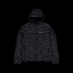 Peak Performance W Helium Down Hood Jacket Black Svart