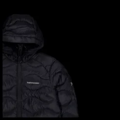 Peak Performance W Helium Down Hood Jacket Black Svart