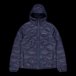 Discount Peak Performance W Helium Down Hood Jacket Blue Shadow Blå