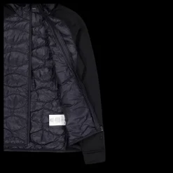 Outlet Peak Performance W Helium Down Hybrid Hood Black Svart