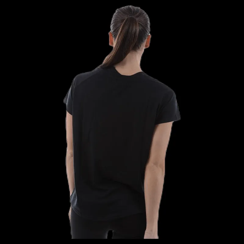 Outlet U.WE.AR W Loose Tee Black Svart