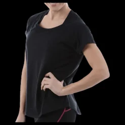 Outlet U.WE.AR W Loose Tee Black Svart