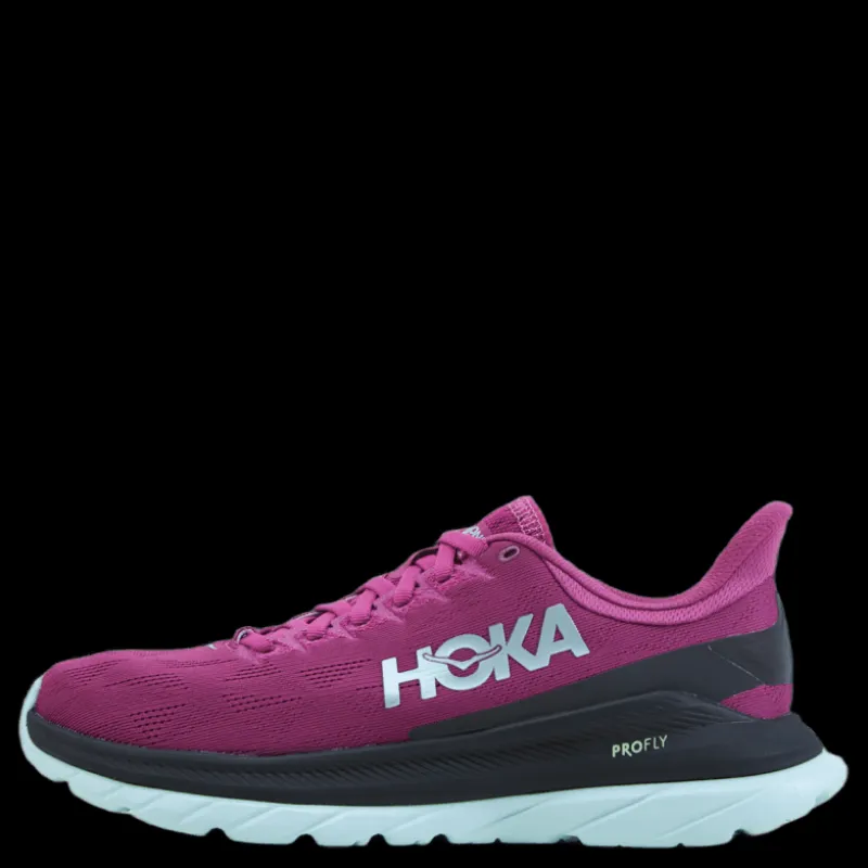 Hoka W Mach 4 Festival Fuchsia / Black Lila