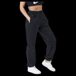New Nike W Nsw Ft Flc Os Pant Dnc Black Svart