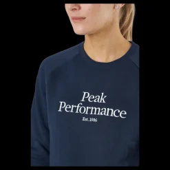 Peak Performance W Original Crew Blue Shadow Blå Online