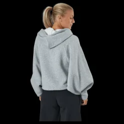 adidas W Pr Hoodie Rlx Fleece Medium Grey Heather Grå New