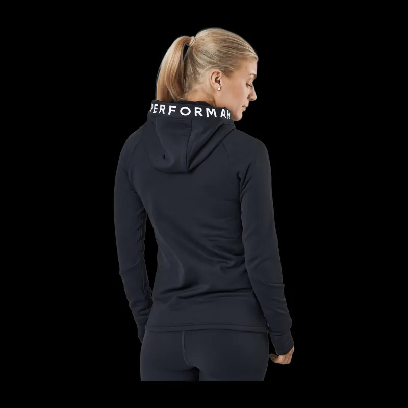 Peak Performance W Rider Zip Hood Black Svart New