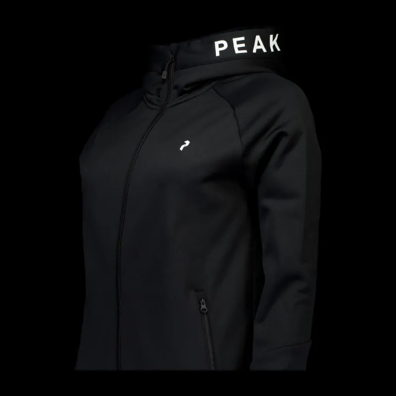 Peak Performance W Rider Zip Hood Black Svart New