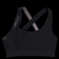 Super.Natural W Rubberribbra Black Svart