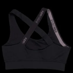 Super.Natural W Rubberribbra Black Svart