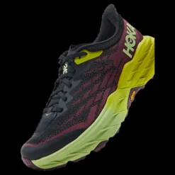 Best Hoka W Speedgoat 5 Blue Graphite / Evening Primro Flerfärgad