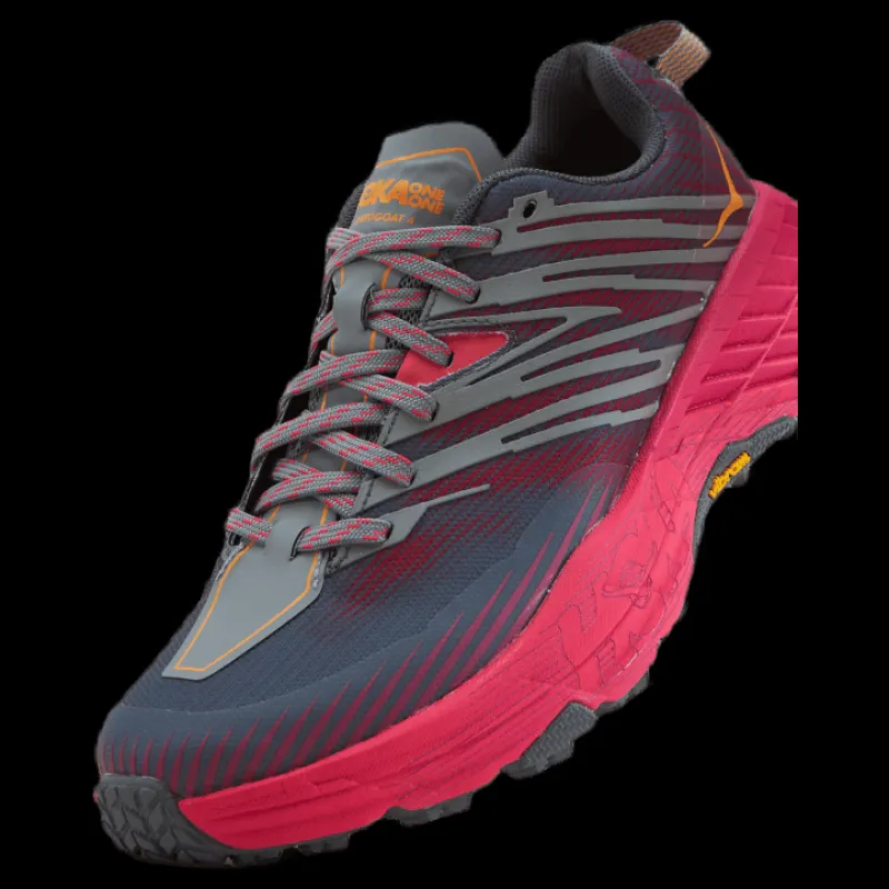 Hoka W Speedgoat 4 Castlerock / Paradise Pink Rosa Best