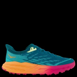 New Hoka W Speedgoat 5 Deep Lake / Ceramic Blå