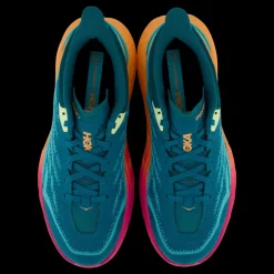 New Hoka W Speedgoat 5 Deep Lake / Ceramic Blå