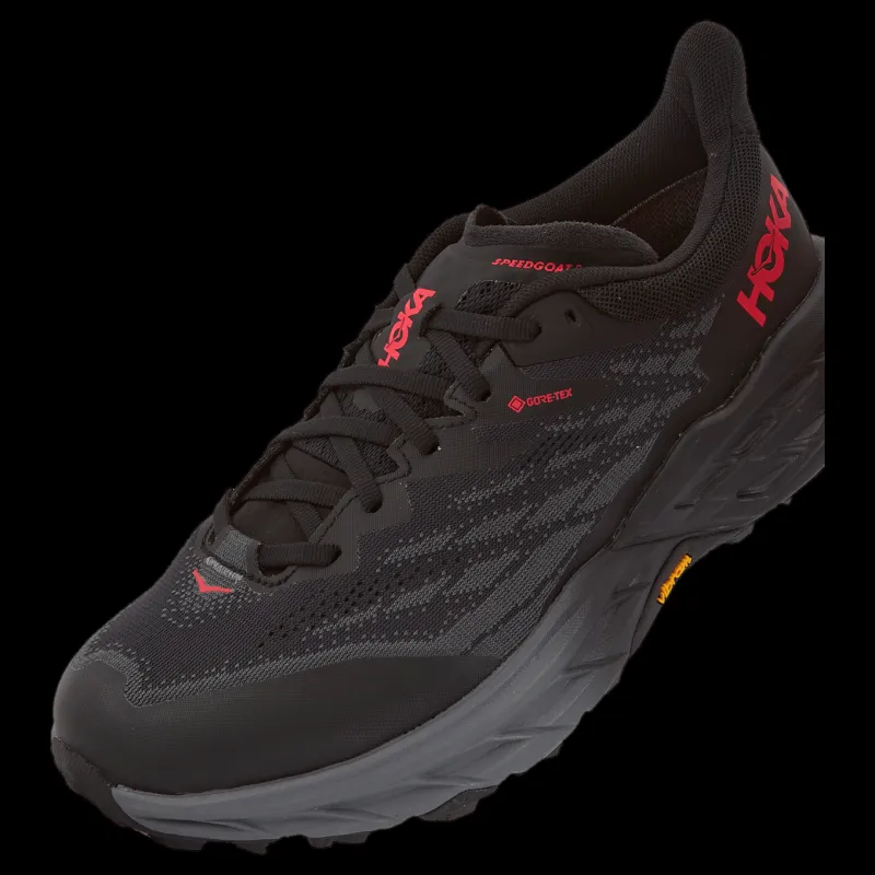 Hoka W Speedgoat 5 Gtx Ice Black / Black Svart Clearance