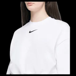 Nike W Sportswear Swoosh Crew White Vit Clearance
