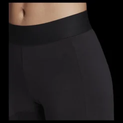 adidas W Stacked Logo Cotton Tights Black / White Svart Discount