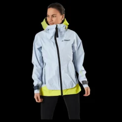 adidas W Terrex Myshelter Gore-Tex Active Jacket Halo Blue / Acid Yellow Grå och Gul Hot