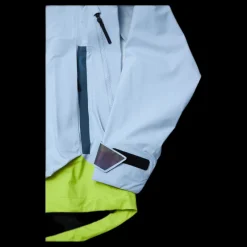 adidas W Terrex Myshelter Gore-Tex Active Jacket Halo Blue / Acid Yellow Grå och Gul Hot