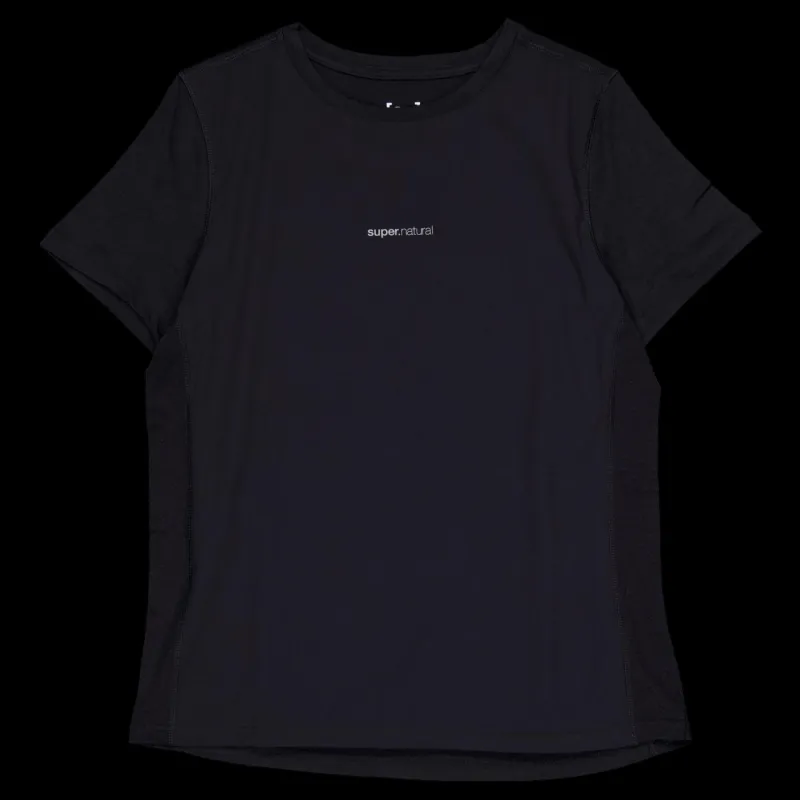 Discount Super.Natural W Windbreaker Tee Black Svart