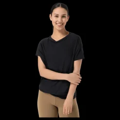 Super.Natural W Yoga Loose Tee Black Svart Online