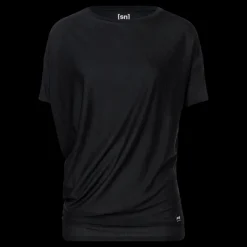 Super.Natural W Yoga Loose Tee Black Svart Online