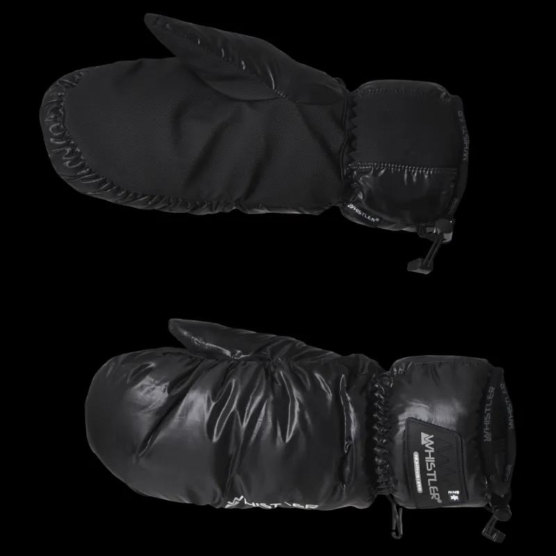 Discount Whistler Walkom Down Mitten Black Svart