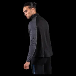 New Newline Warm Zip Shirt Black/Grey Svart och Grå