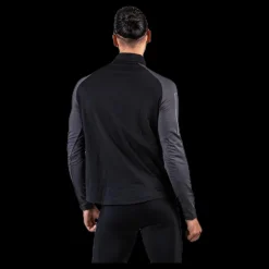 New Newline Warm Zip Shirt Black/Grey Svart och Grå