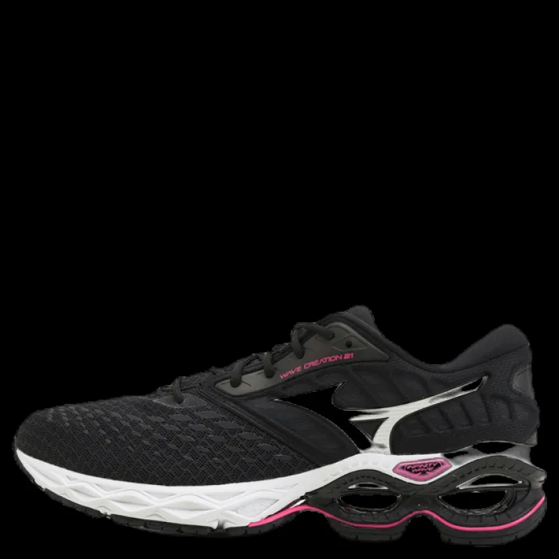 Mizuno Wave Creation 21 Pink/Black Rosa och Svart Best