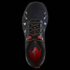 Sale Mizuno Wave Daichi 6 Black/Grey/Red Svart