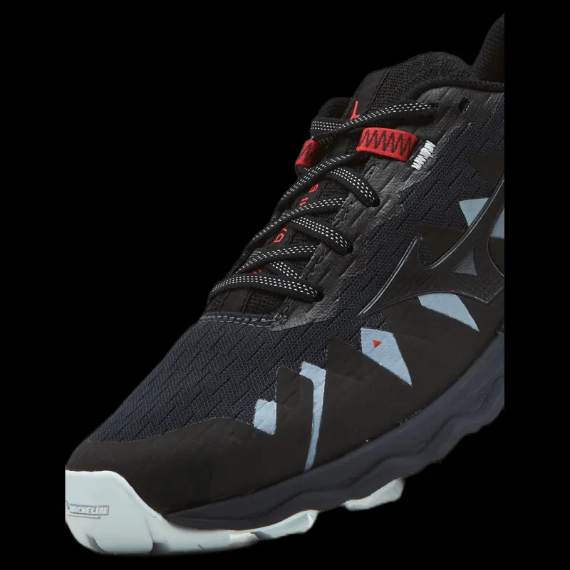 Sale Mizuno Wave Daichi 6 Black/Grey/Red Svart