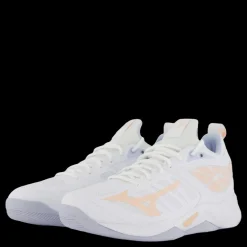 Online Mizuno Wave Dimension W White/peach Parfait/halogen Bl Vit