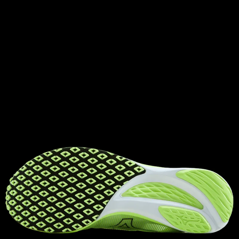 New Mizuno Wave Duel 3 Black/neo Lime/white Grön